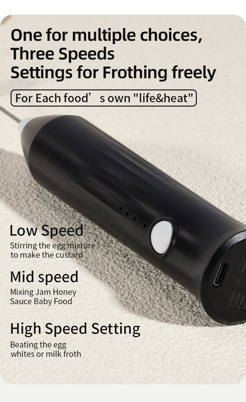 Three speeds, one button