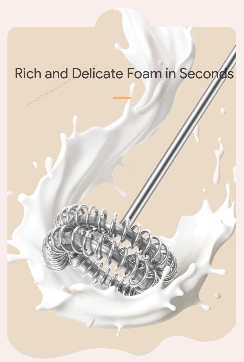 Café foam shouldn't require a $400 machine.